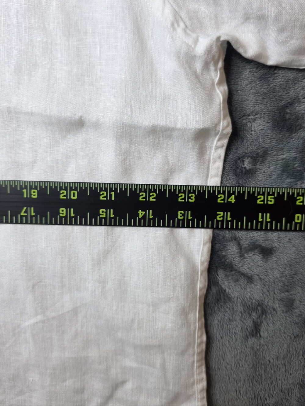 Untuckit Shirt Men Large White Linen Button Up Dress Solid Casual Camp Adult - Picture 4 of 7